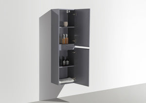 Barton Wall-mounted Side Cabinet w/ 2 Storage Areas