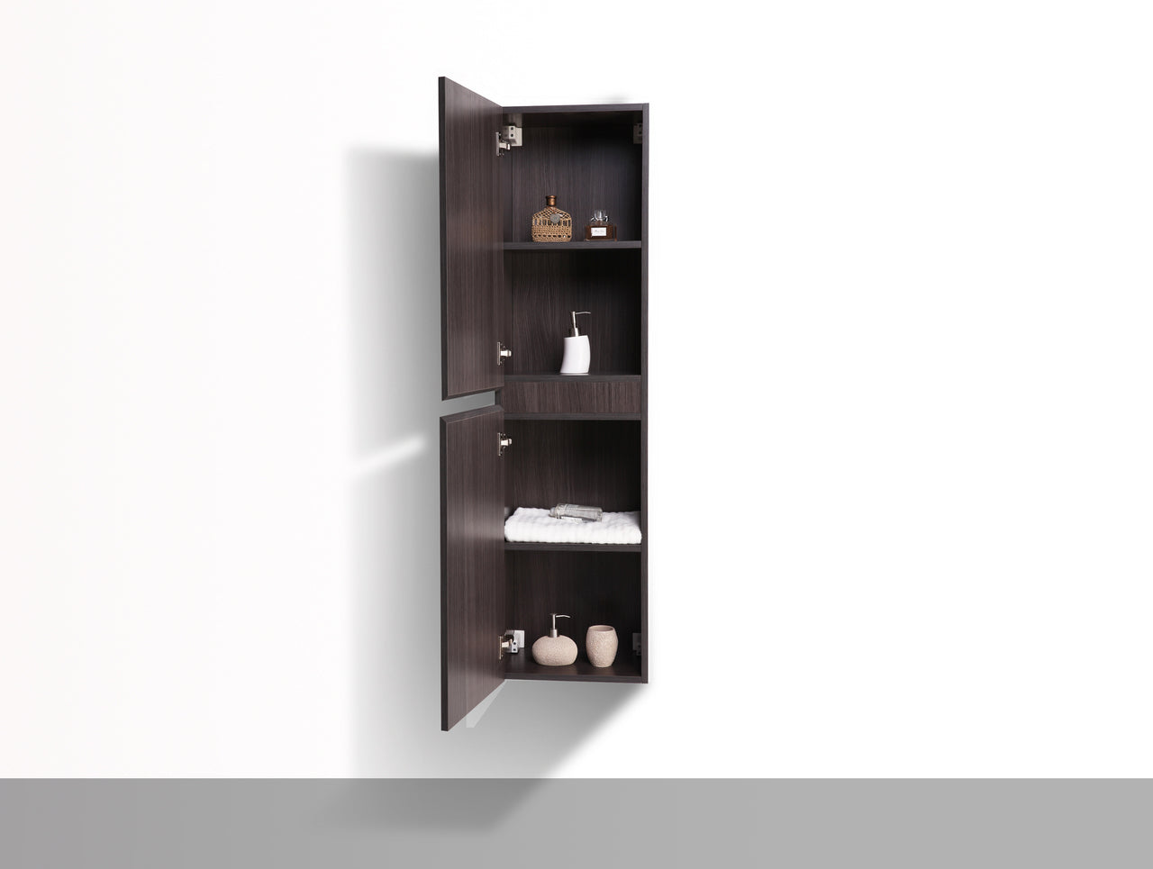 Barton Wall-mounted Side Cabinet w/ 2 Storage Areas