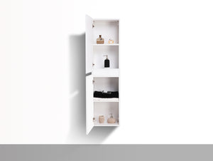 Barton Wall-mounted Side Cabinet w/ 2 Storage Areas