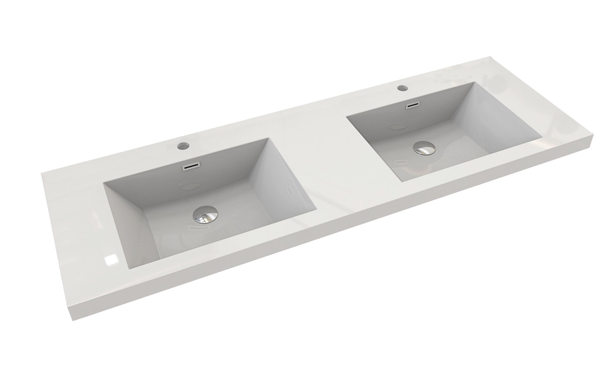 Barton 60 inch Double Sinks Floating Modern Bathroom Vanity