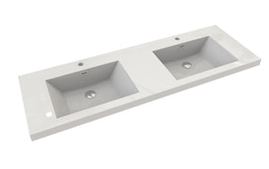 Barton 60 inch Double Sinks Floating Modern Bathroom Vanity