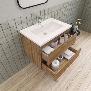 Barton 30 inch Floating Modern Bathroom Vanity