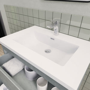 Barton 30 inch Floating Modern Bathroom Vanity