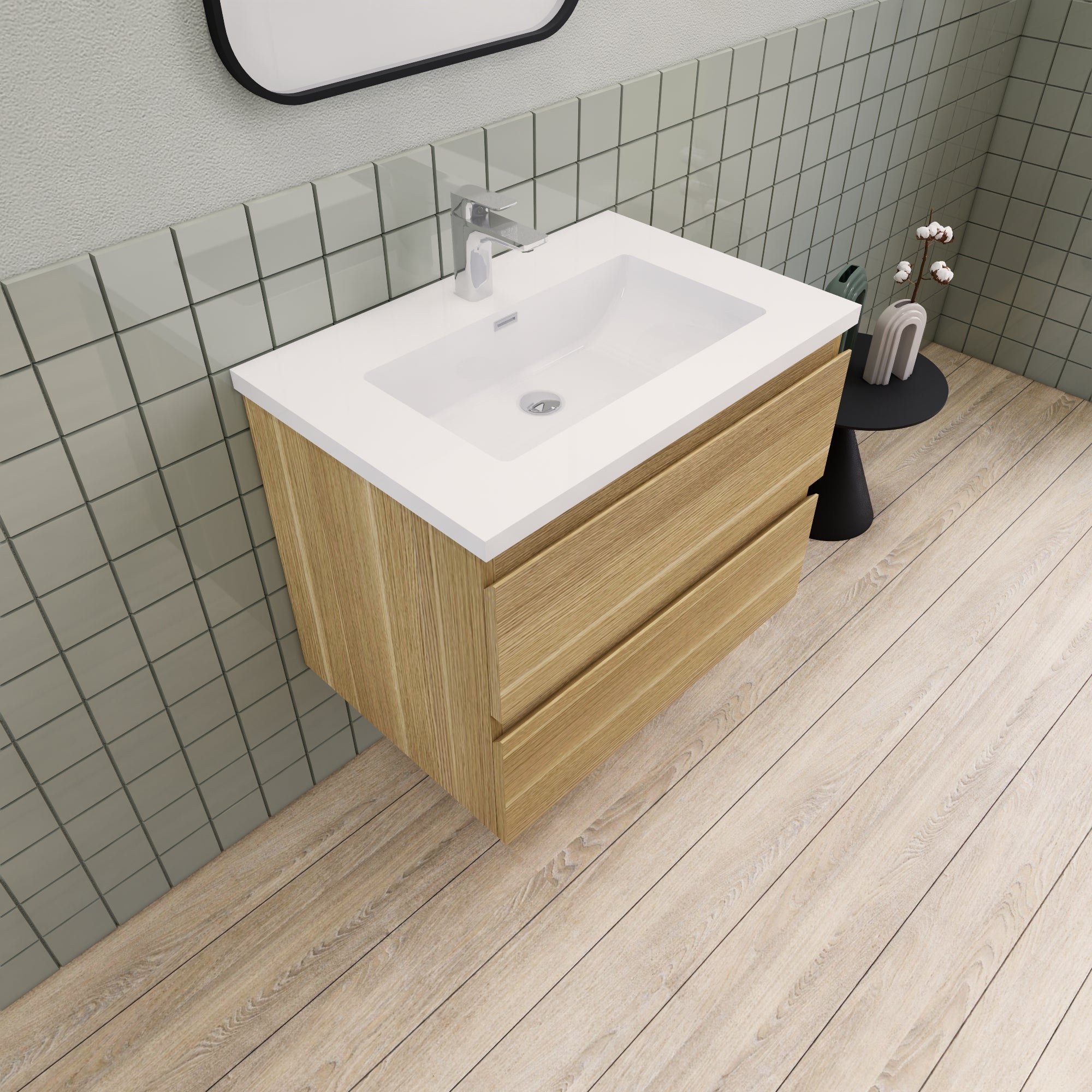 Barton 30 inch Floating Modern Bathroom Vanity