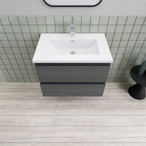 Barton 30 inch Floating Modern Bathroom Vanity