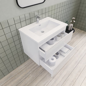 Barton 30 inch Floating Modern Bathroom Vanity