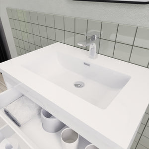 Barton 30 inch Floating Modern Bathroom Vanity