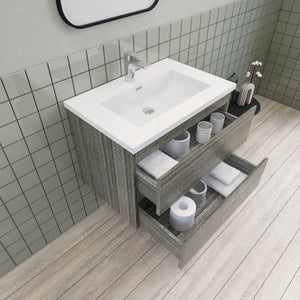 Barton 30 inch Floating Modern Bathroom Vanity