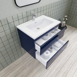 Barton 30 inch Floating Modern Bathroom Vanity