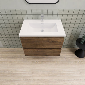 Barton 30 inch Floating Modern Bathroom Vanity