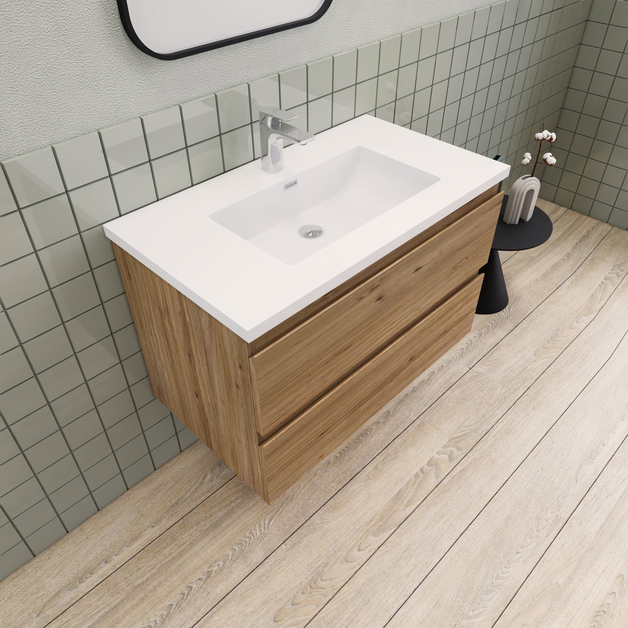 Barton 36 inch Floating Modern Bathroom Vanity