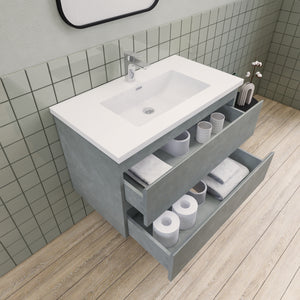 Barton 36 inch Floating Modern Bathroom Vanity