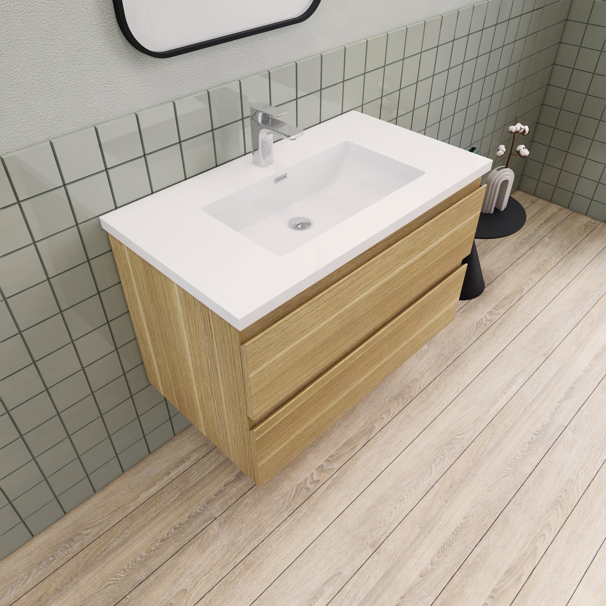 Barton 36 inch Floating Modern Bathroom Vanity