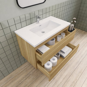 Barton 36 inch Floating Modern Bathroom Vanity