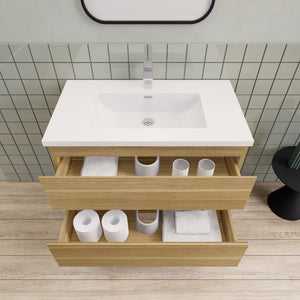 Barton 36 inch Floating Modern Bathroom Vanity