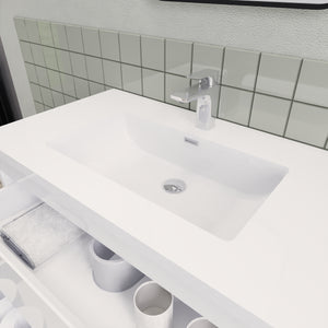 Barton 36 inch Floating Modern Bathroom Vanity