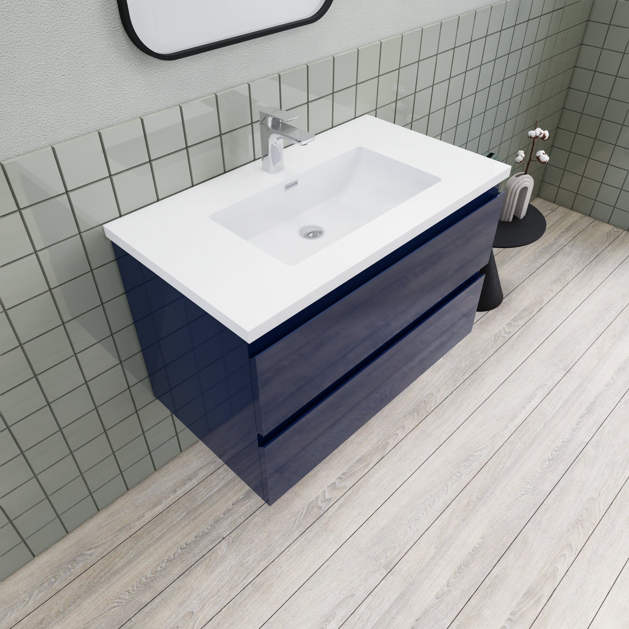 Barton 36 inch Floating Modern Bathroom Vanity