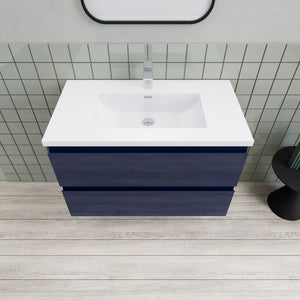 Barton 36 inch Floating Modern Bathroom Vanity