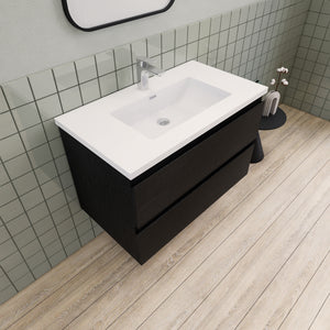 Barton 36 inch Floating Modern Bathroom Vanity