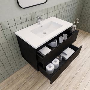 Barton 36 inch Floating Modern Bathroom Vanity