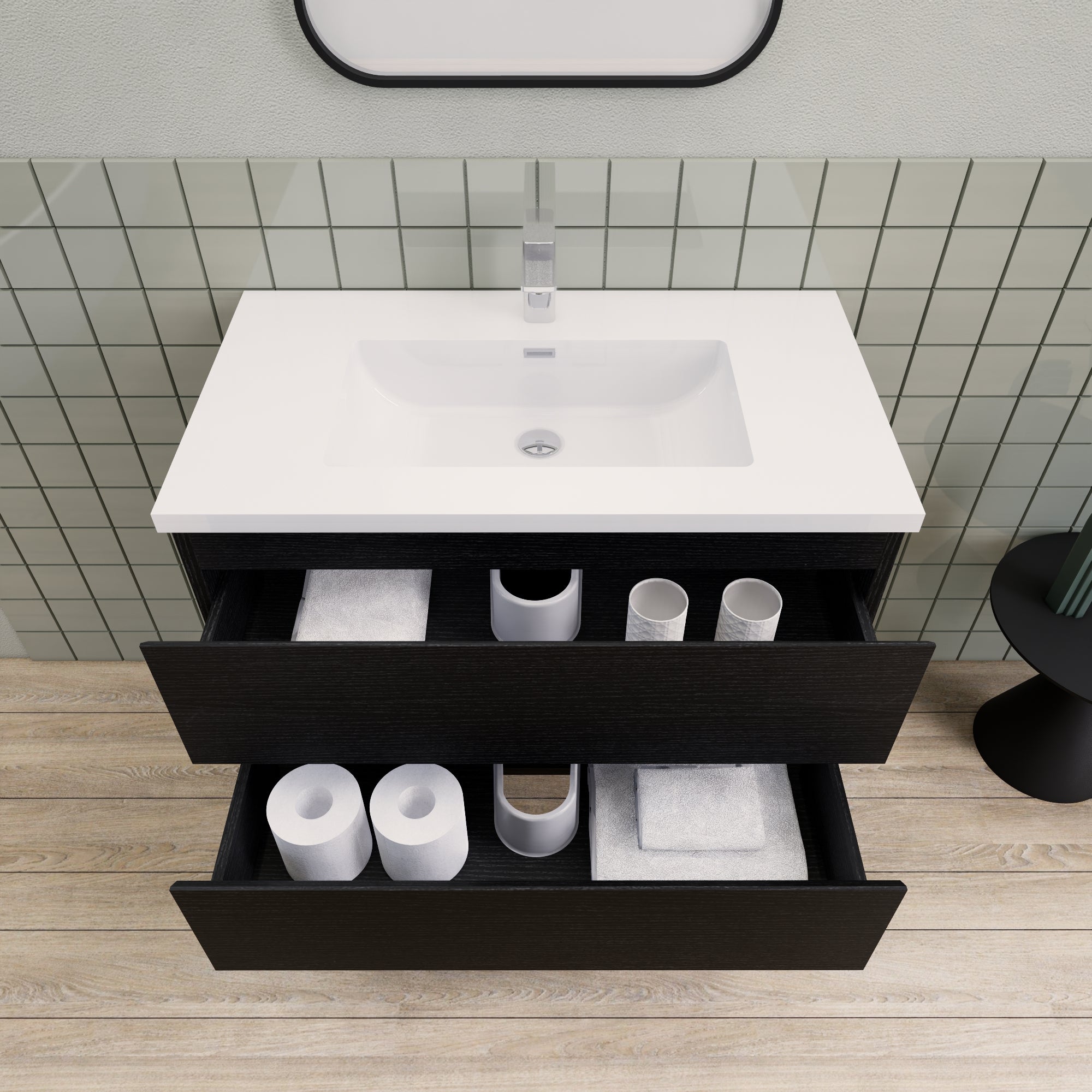 Barton 36 inch Floating Modern Bathroom Vanity