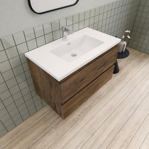 Barton 36 inch Floating Modern Bathroom Vanity