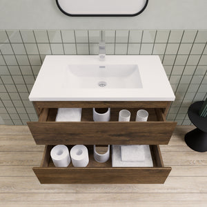 Barton 36 inch Floating Modern Bathroom Vanity