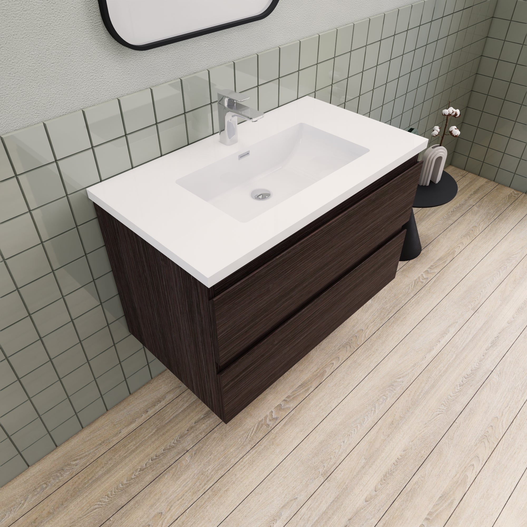 Barton 36 inch Floating Modern Bathroom Vanity