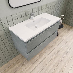 Barton 42 inch Floating Modern Bathroom Vanity