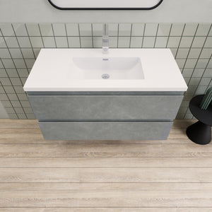 Barton 42 inch Floating Modern Bathroom Vanity