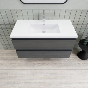 Barton 42 inch Floating Modern Bathroom Vanity