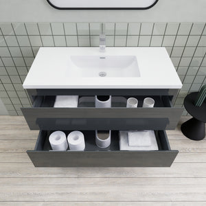 Barton 42 inch Floating Modern Bathroom Vanity