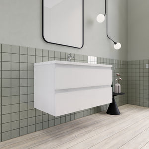 Barton 42 inch Floating Modern Bathroom Vanity