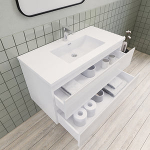 Barton 42 inch Floating Modern Bathroom Vanity