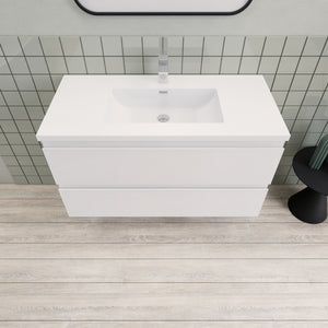 Barton 42 inch Floating Modern Bathroom Vanity