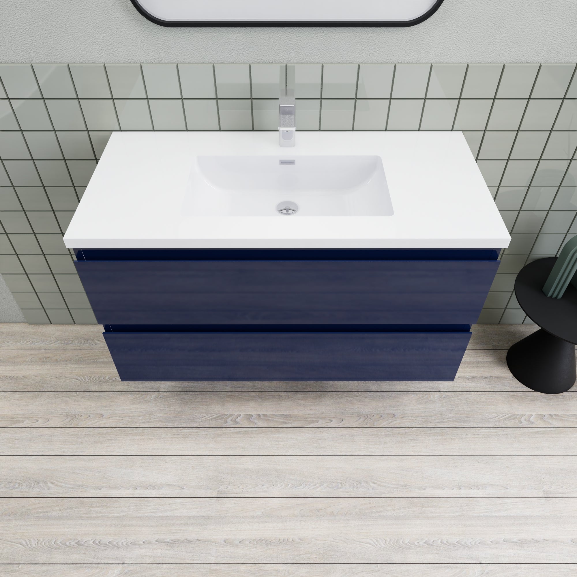 Barton 42 inch Floating Modern Bathroom Vanity