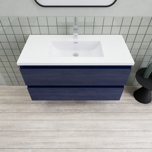 Baylor Floating Open Storage Single Bathroom Vanity (42)