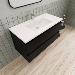 Baylor Floating Open Storage Single Bathroom Vanity (42)