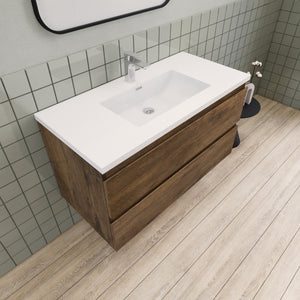 Barton 42 inch Floating Modern Bathroom Vanity