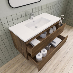 Barton 42 inch Floating Modern Bathroom Vanity