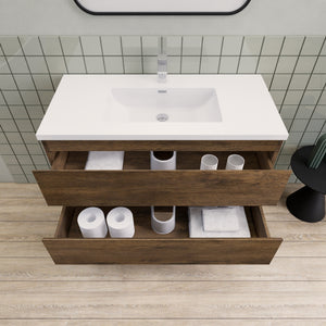 Barton 42 inch Floating Modern Bathroom Vanity