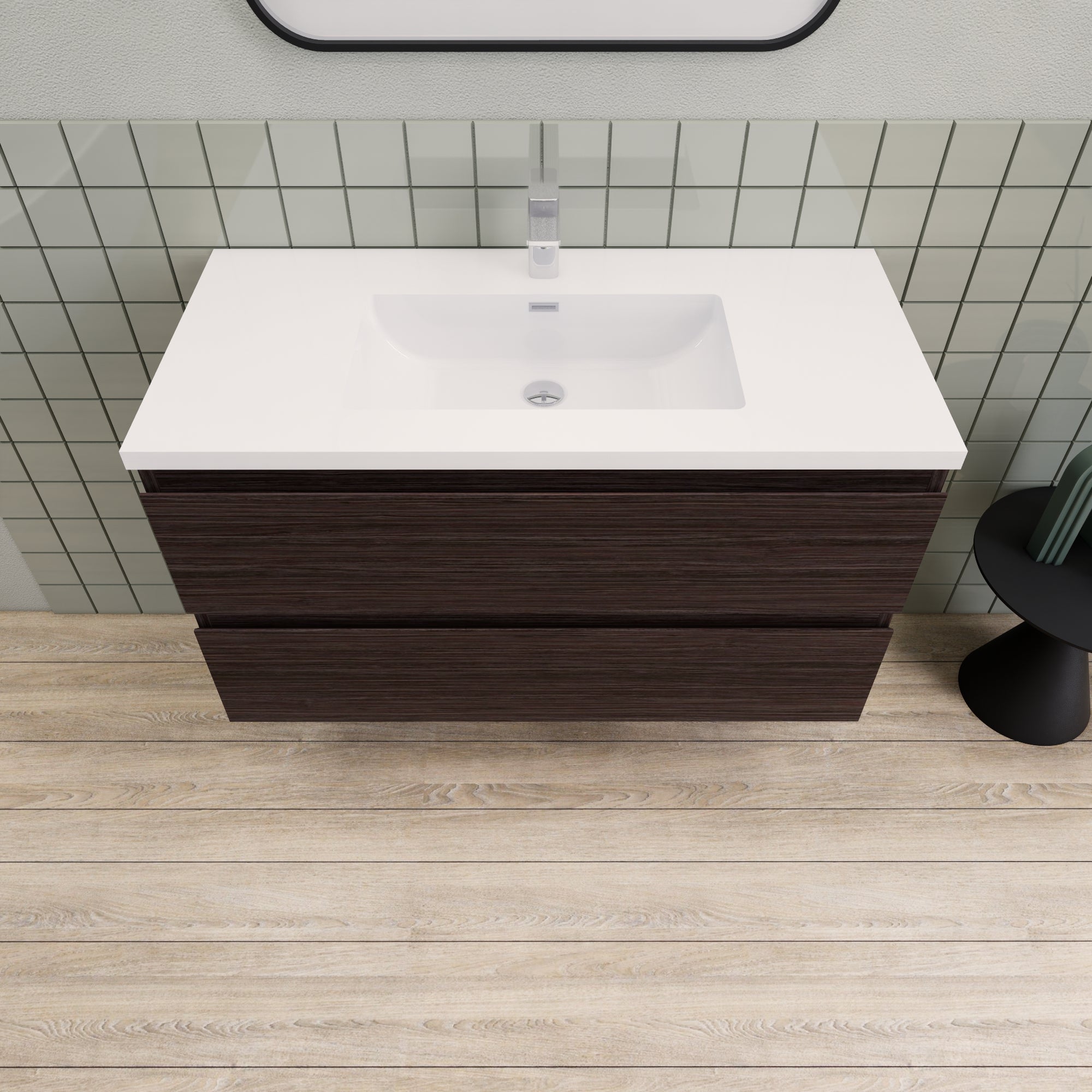 Barton 42 inch Floating Modern Bathroom Vanity