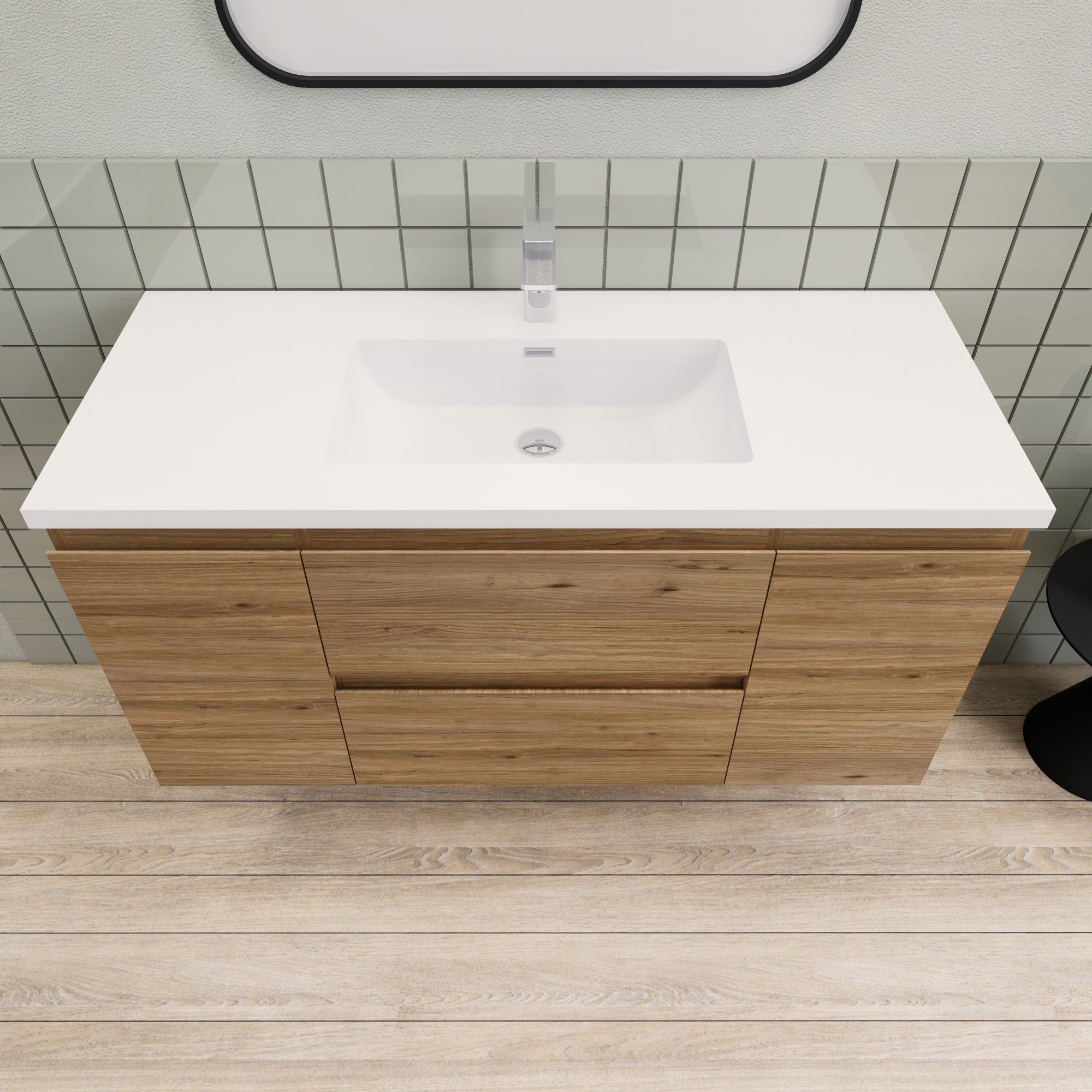 Barton 48 inch Floating Modern Bathroom Vanity