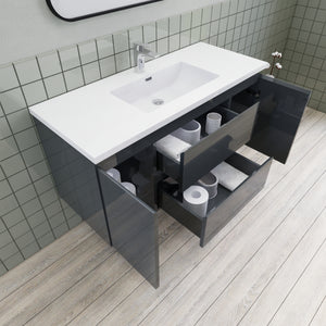 Barton 48 inch Floating Modern Bathroom Vanity