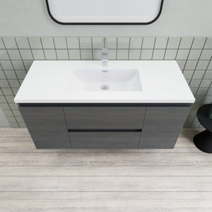 Barton 48 inch Floating Modern Bathroom Vanity