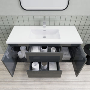 Barton 48 inch Floating Modern Bathroom Vanity