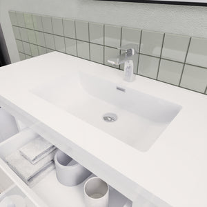 Barton 48 inch Floating Modern Bathroom Vanity