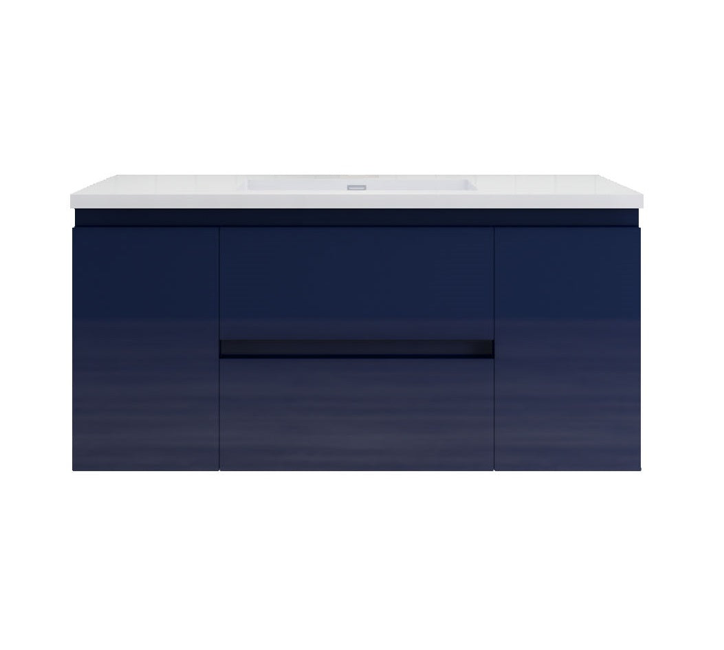 Barton 60 inch Single Sink Floating Modern Bathroom Vanity