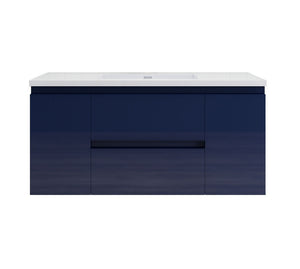 Barton 60 inch Single Sink Floating Modern Bathroom Vanity