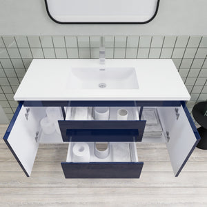 Barton 48 inch Floating Modern Bathroom Vanity